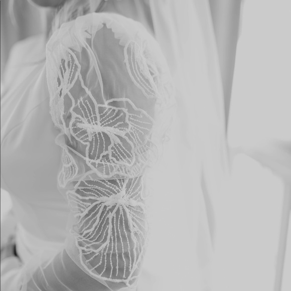 Rime Arodaky inspired /custom mini dress puff sleeve - Picture 8 of 11